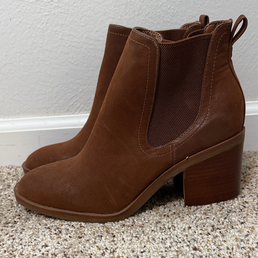 MIA Tan Ankle Booties - Picture 3 of 5